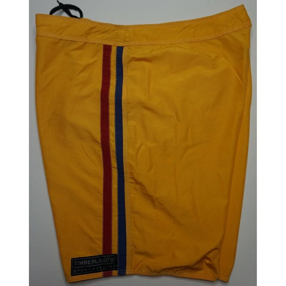 Timberland Sports Series Men XL‎ Yellow Cotton Nylon Blend 8